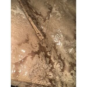 Universal Home Fashions Medallion 8pc Table Linen Set Placemats Napkins Gold NWT